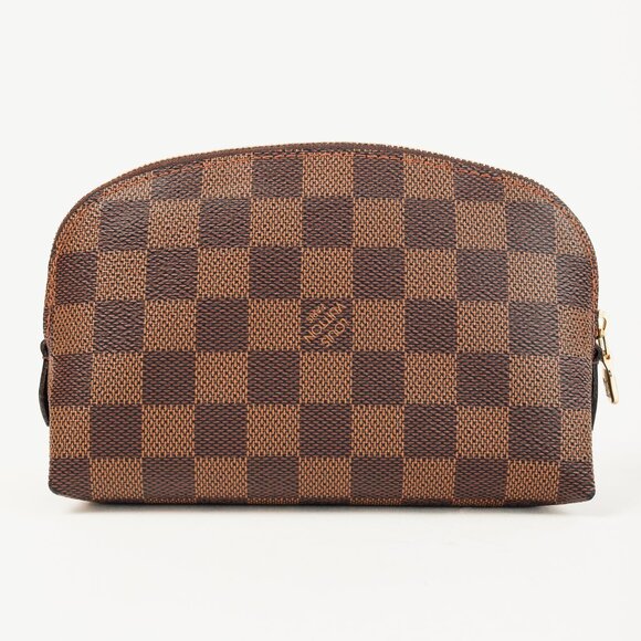 Louis Vuitton Brown Damier Ebene Cosmetic Pouch N47516 - Picture 4 of 11